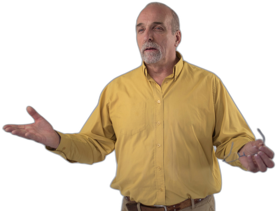 Peter D. Walls, arms open